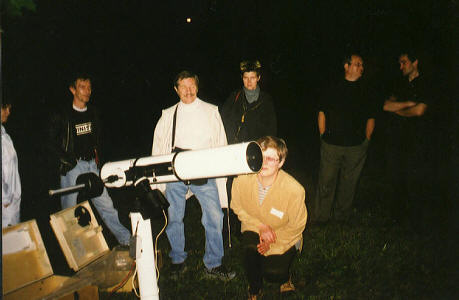 Marsbeobachtung zur Museumsnacht 2001